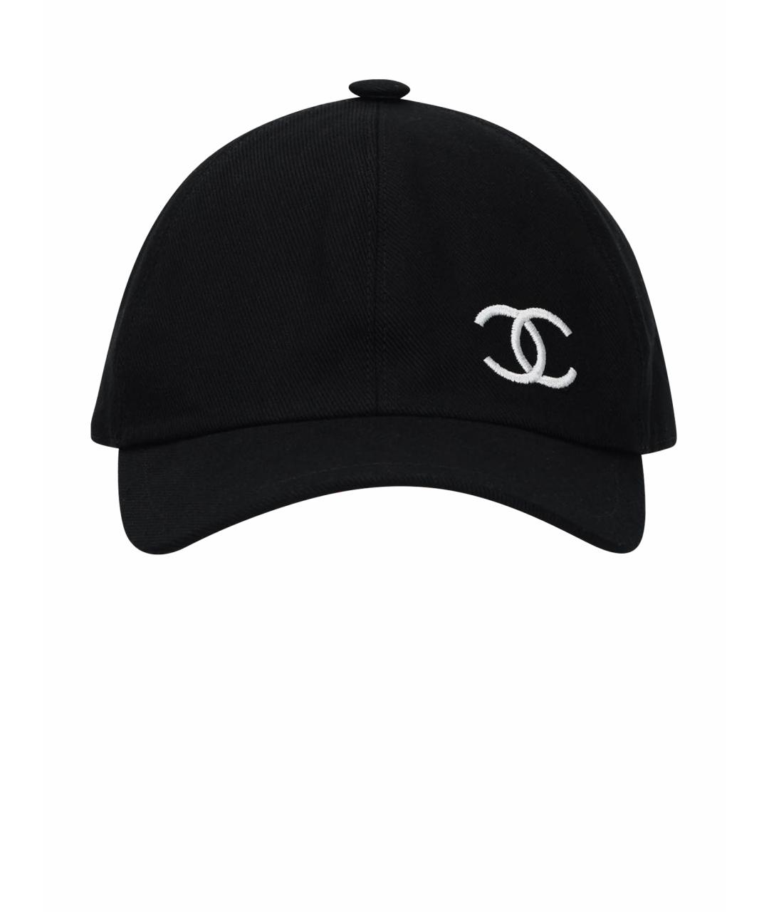 CHANEL Черная кепка, фото 1