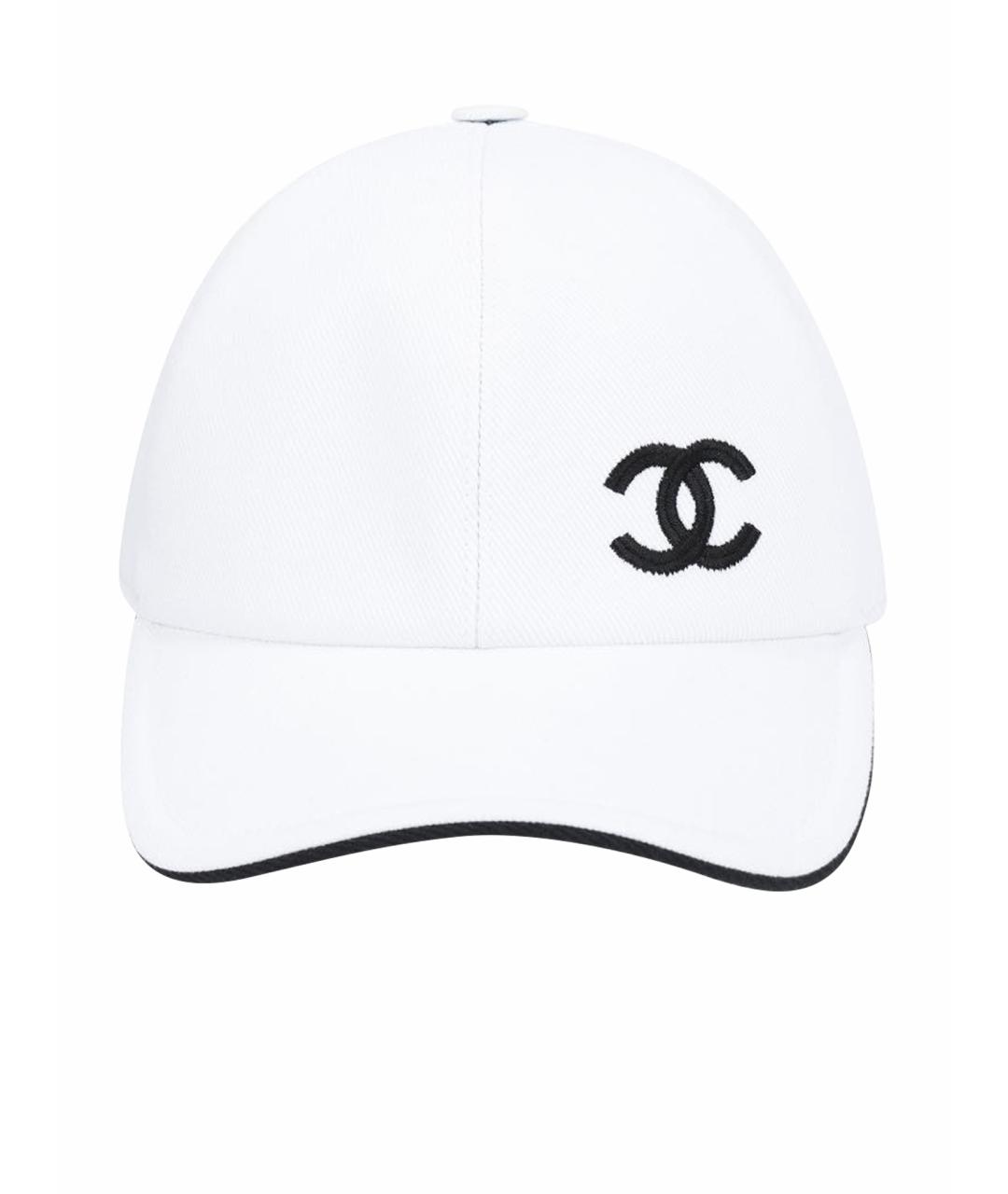 CHANEL Белая кепка, фото 1