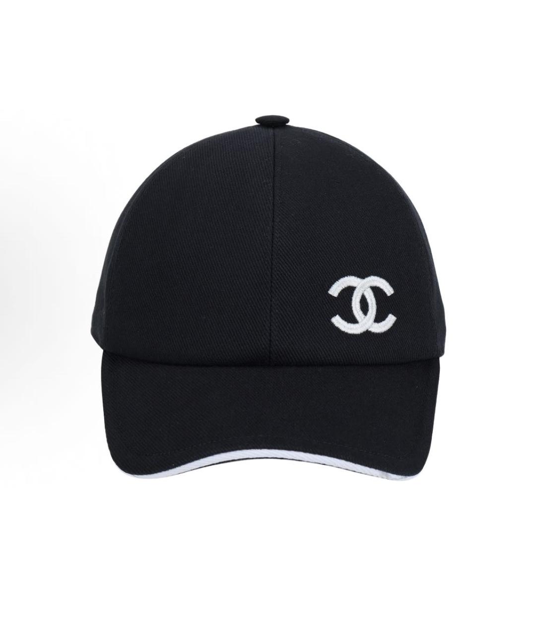 CHANEL Черная кепка, фото 5