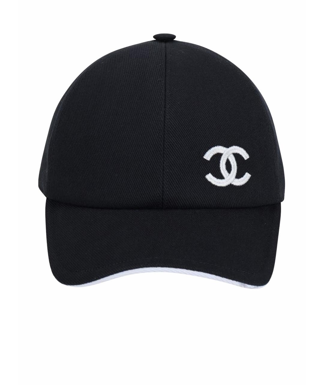 CHANEL Черная кепка, фото 1