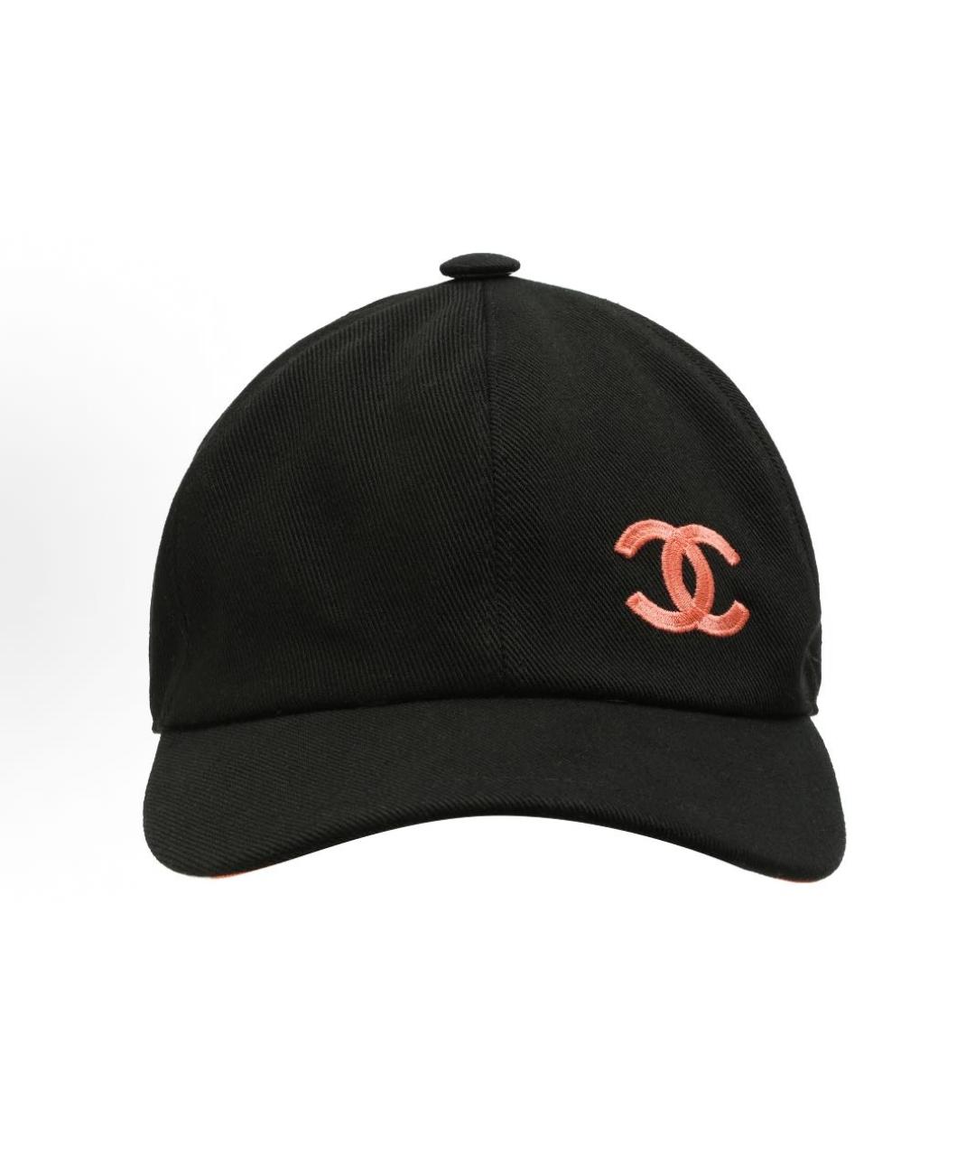CHANEL Черная кепка, фото 2