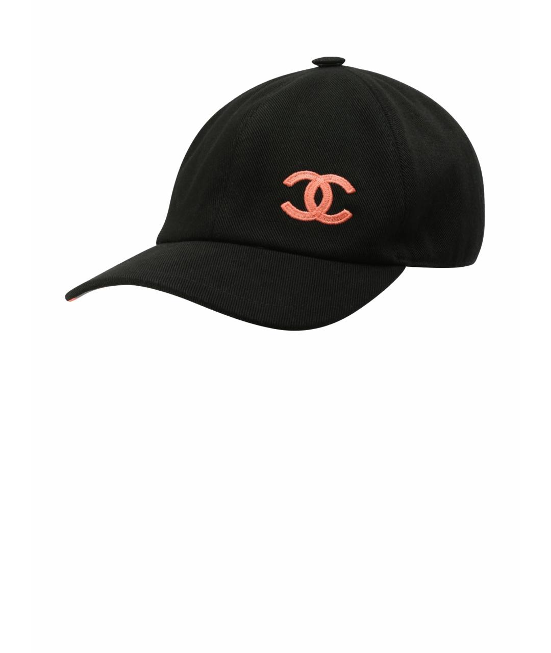 CHANEL Черная кепка, фото 1