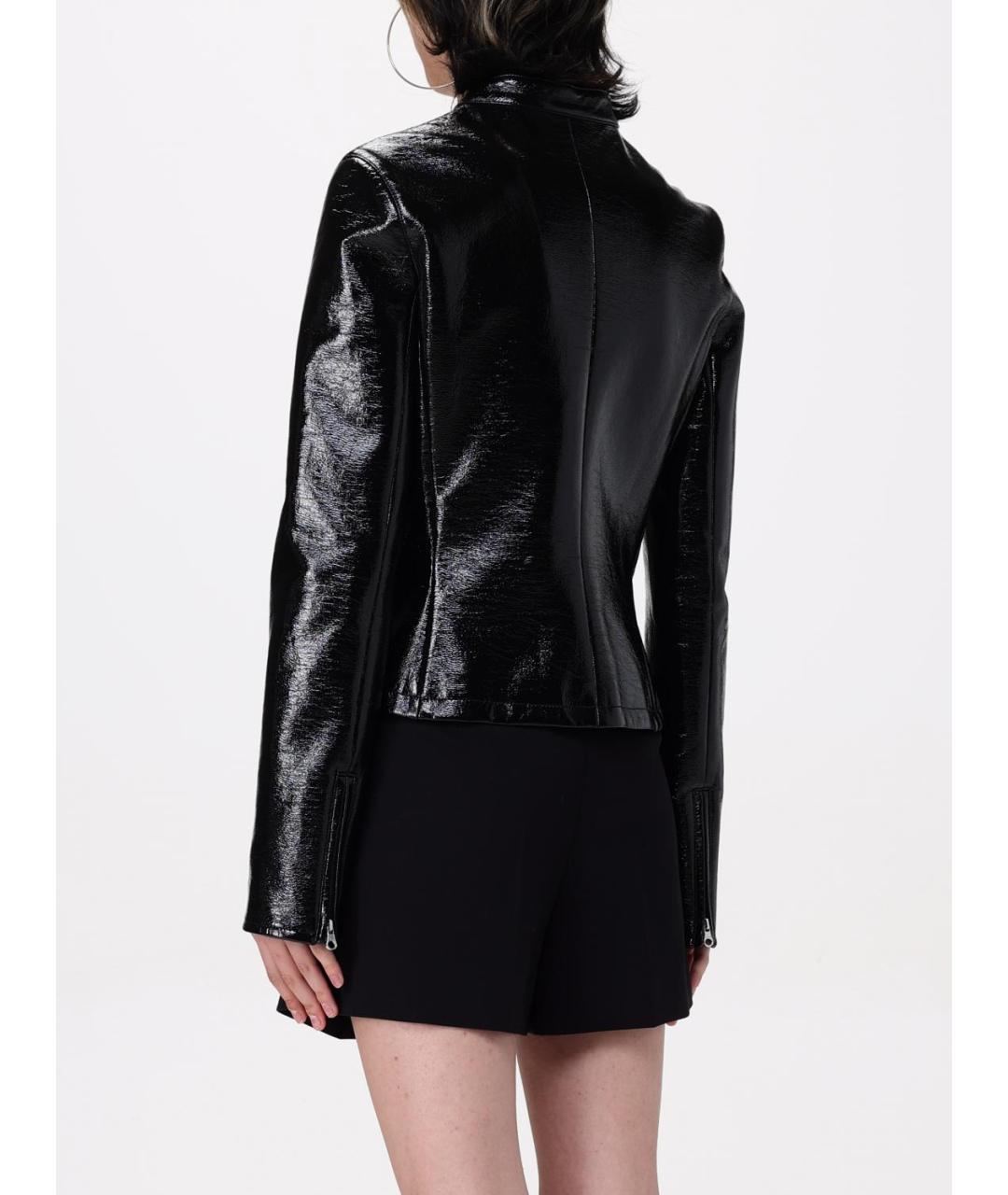 COURREGES Черная хлопковая куртка, фото 6