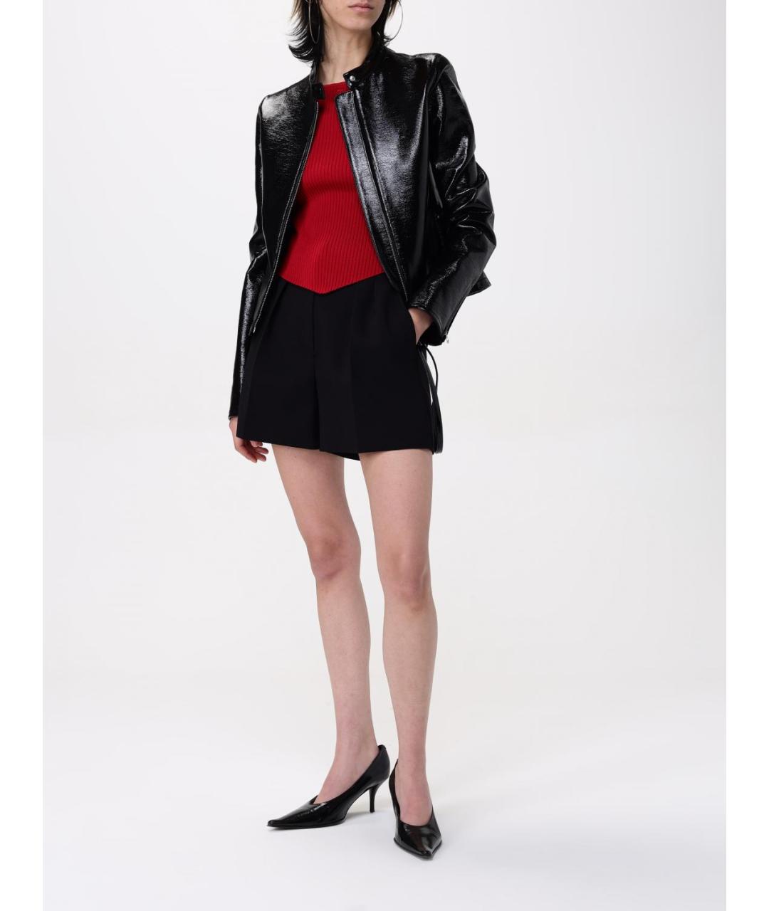 COURREGES Черная хлопковая куртка, фото 3
