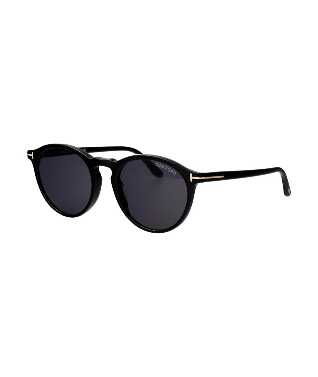 TOM FORD Черные пластиковые солнцезащитные очки, фото 2