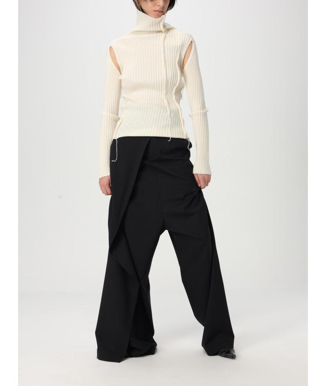 MM6 MAISON MARGIELA Белый шерстяной джемпер / свитер, фото 3