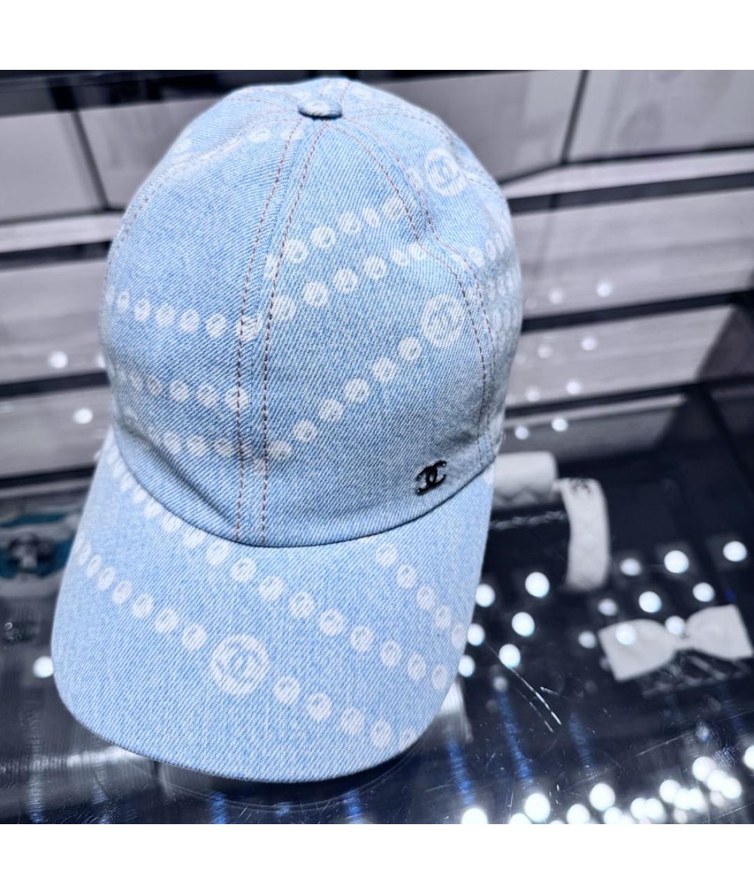CHANEL Голубая кепка, фото 2