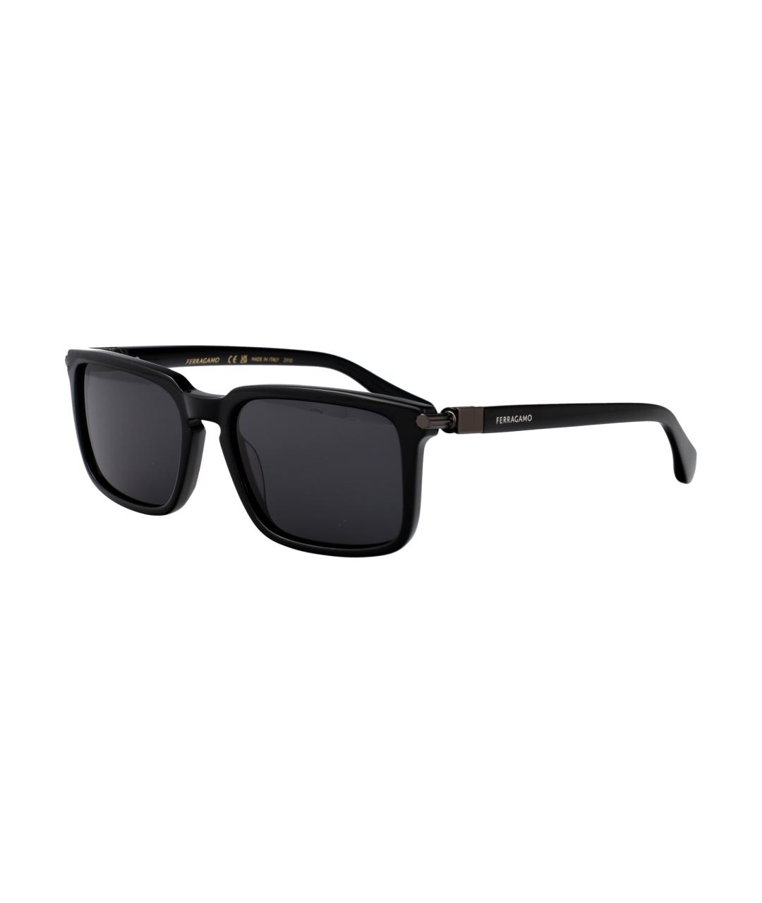 FERRAGAMO Черные солнцезащитные очки, фото 2