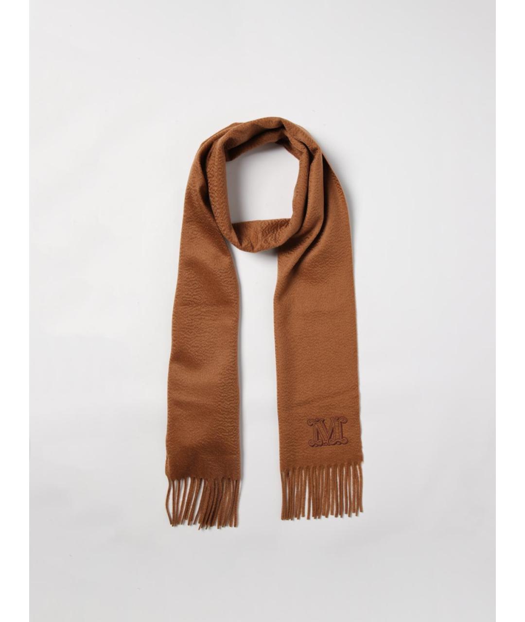 MAX MARA Бежевый шарф, фото 2