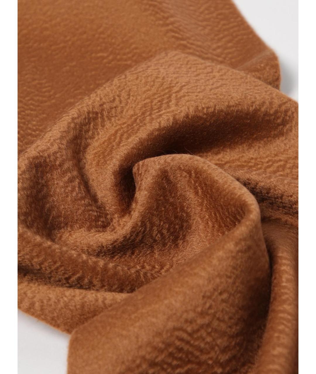 MAX MARA Бежевый шарф, фото 3