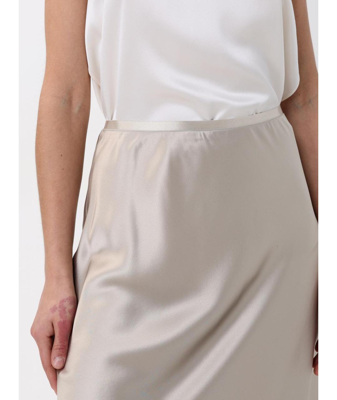 MAX MARA Коричневая юбка миди, фото 6