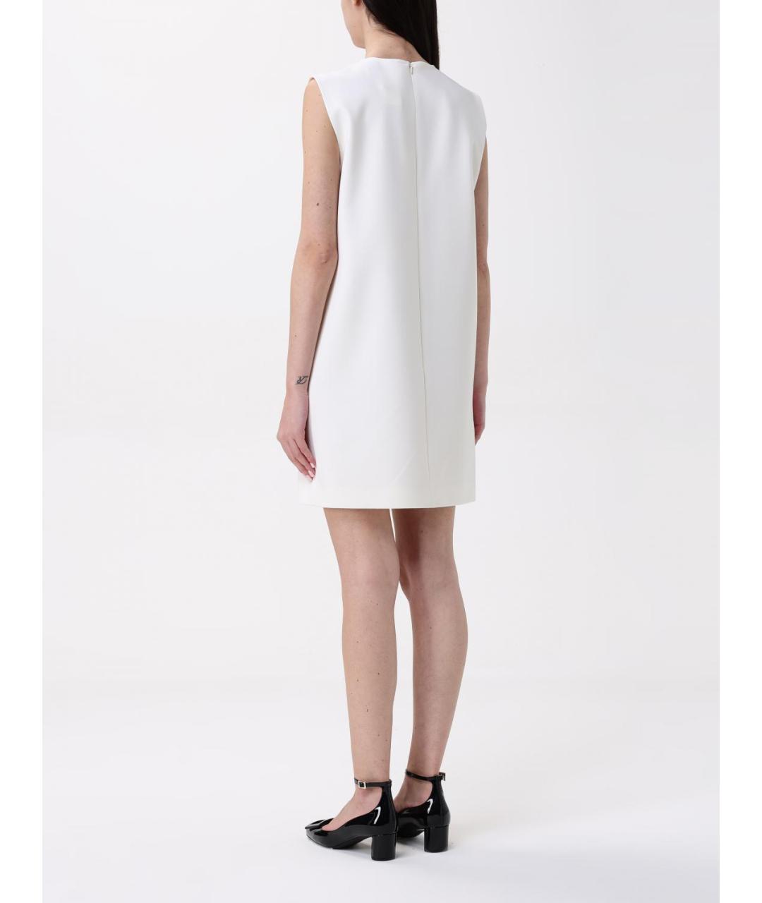 MAX MARA Белое коктейльное платье, фото 2