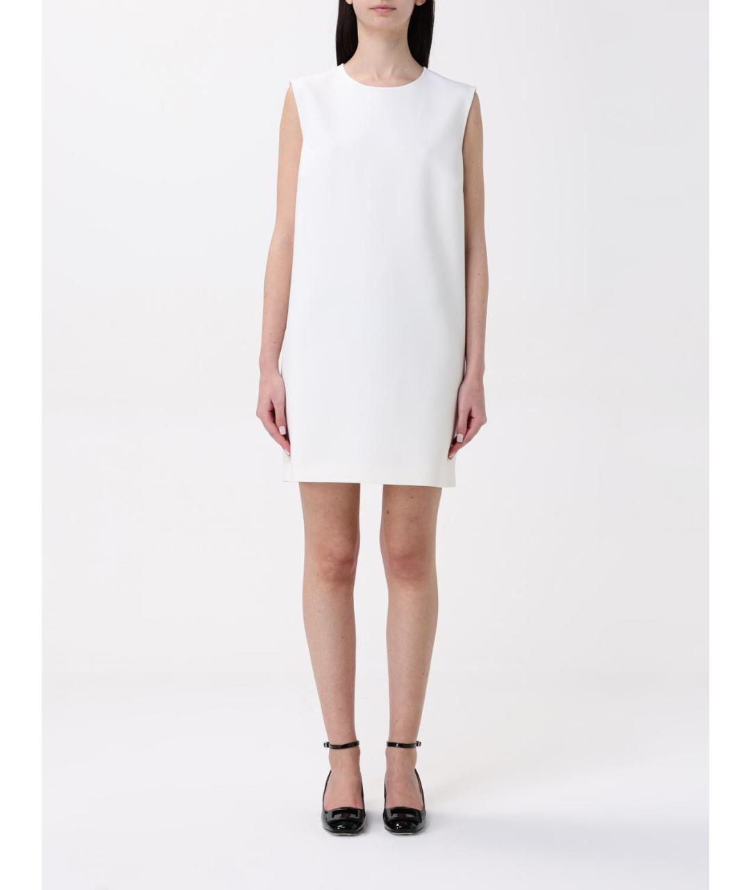 MAX MARA Белое коктейльное платье, фото 5