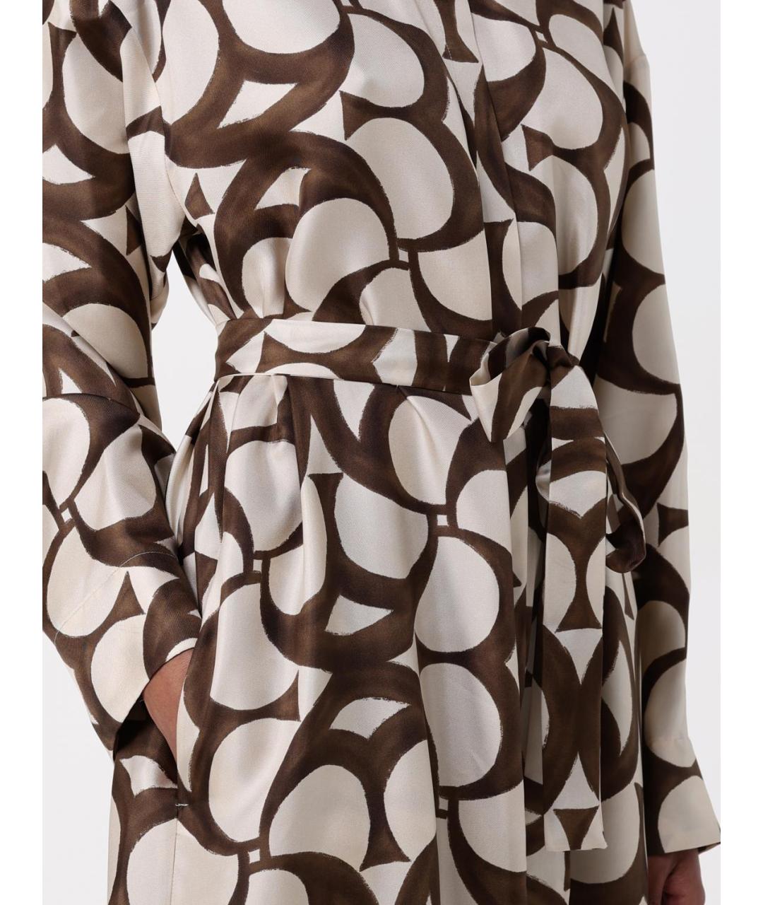 'S MAX MARA Мульти шелковое повседневное платье, фото 5