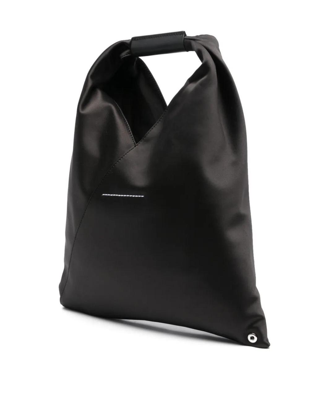 MM6 MAISON MARGIELA Черная синтетическая сумка тоут, фото 3