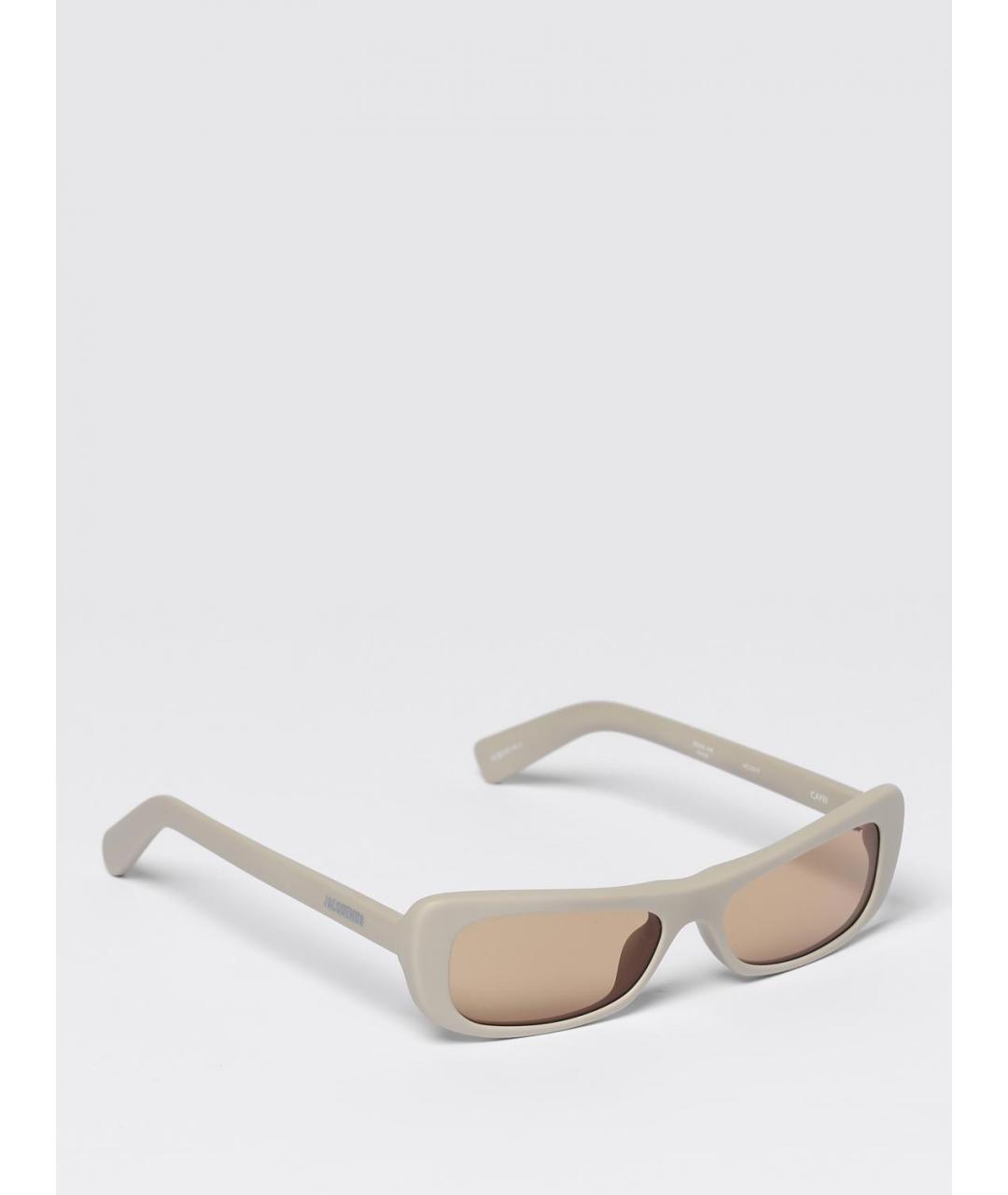 JACQUEMUS Бежевые солнцезащитные очки, фото 6