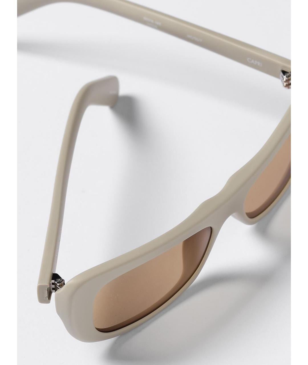 JACQUEMUS Бежевые солнцезащитные очки, фото 5