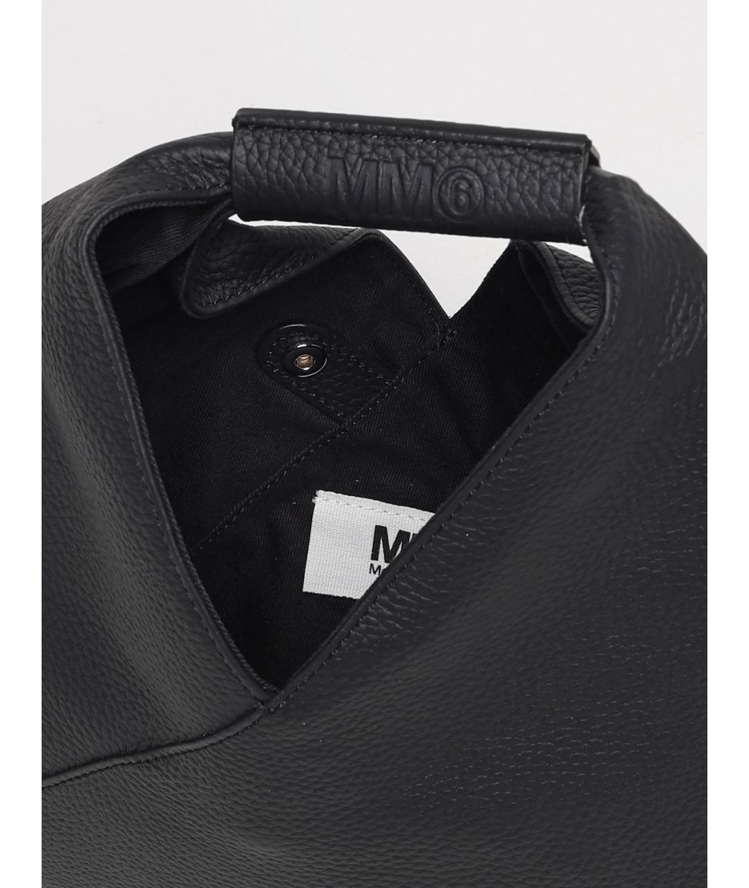 MM6 MAISON MARGIELA Черная сумка тоут, фото 5