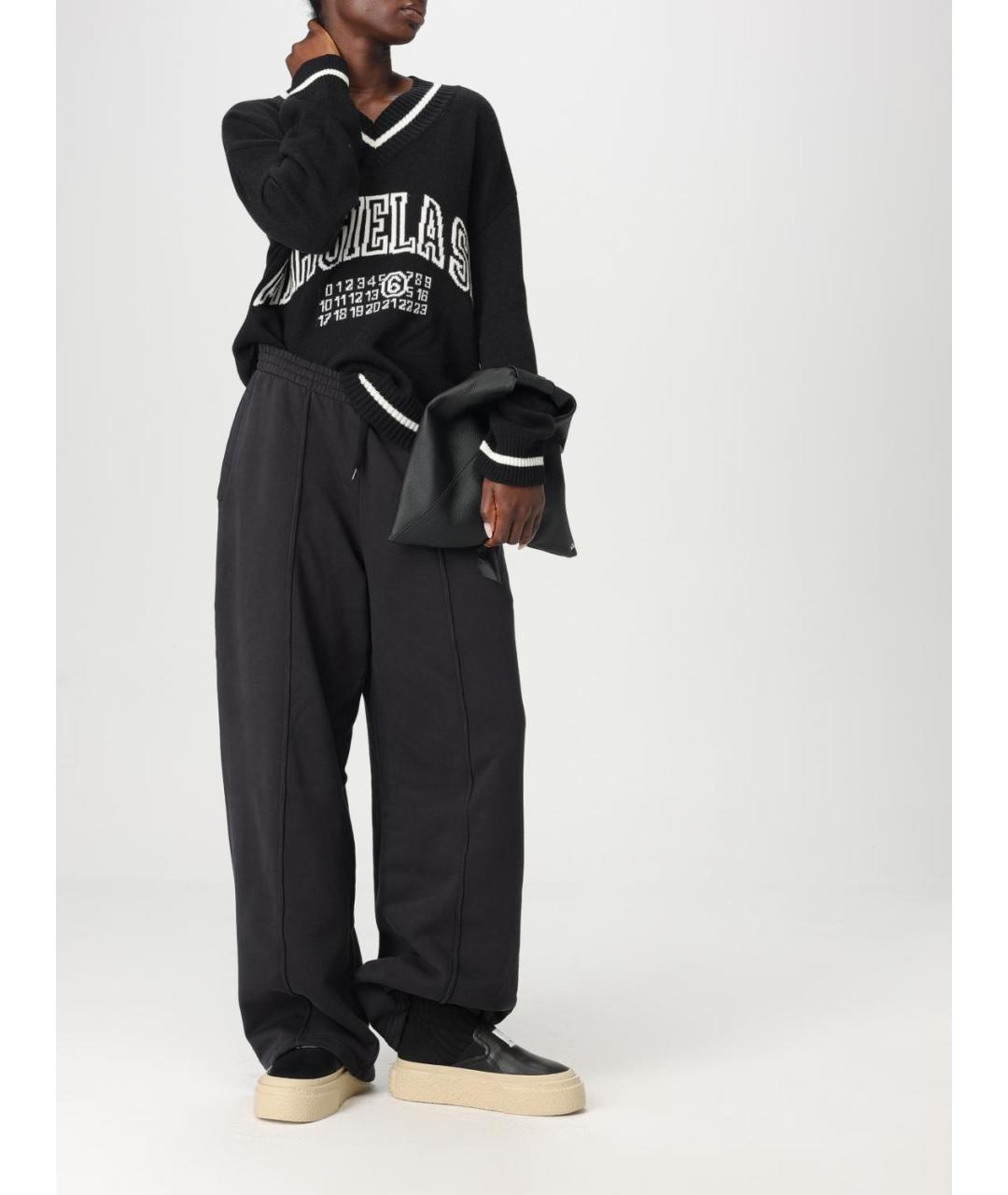 MM6 MAISON MARGIELA Черная сумка тоут, фото 2