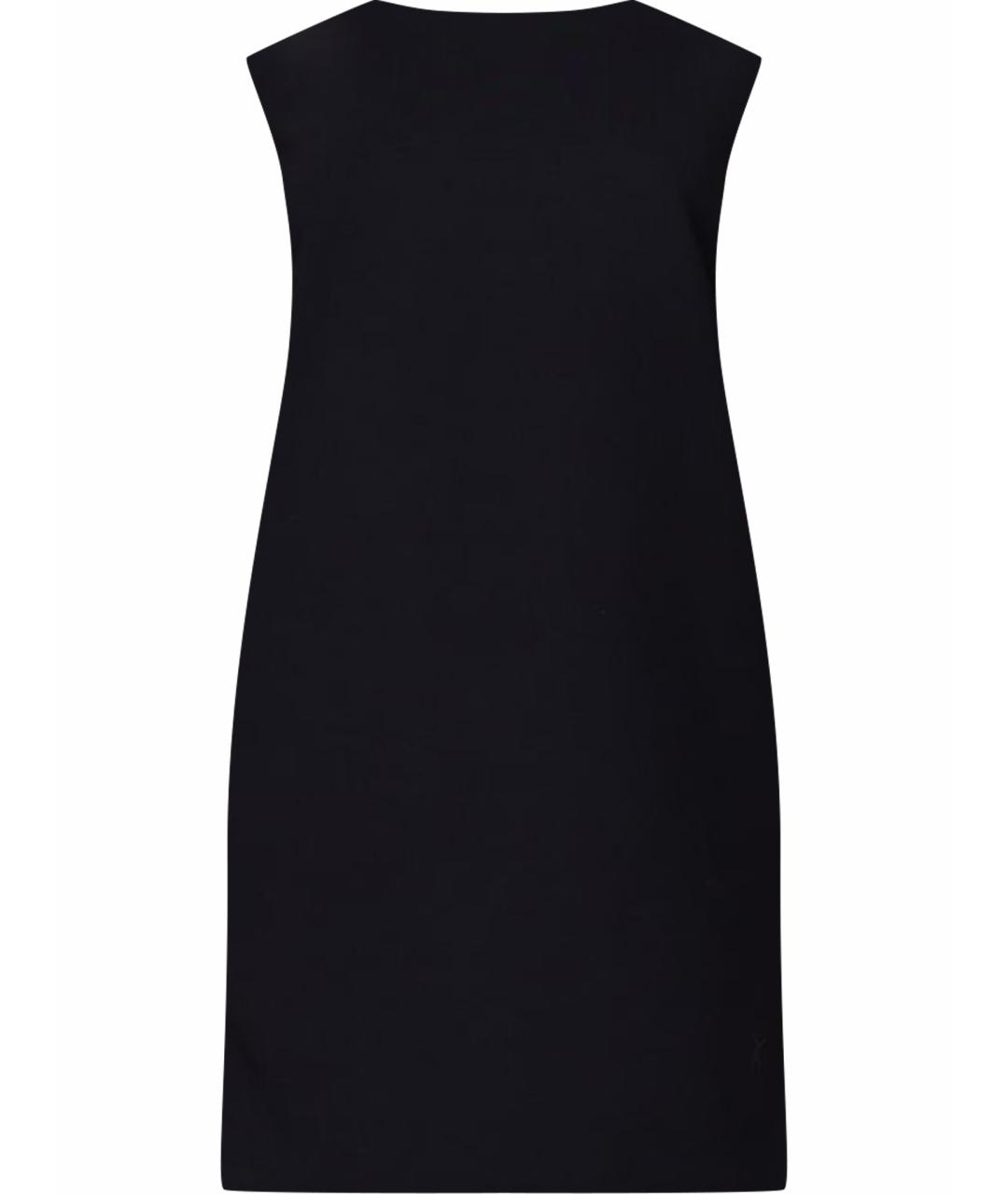 MAX MARA Черное шерстяное коктейльное платье, фото 1