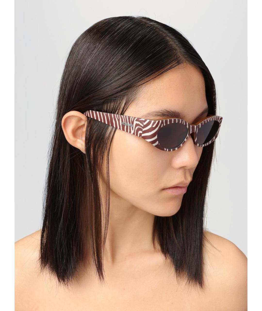 JACQUEMUS Коричневые солнцезащитные очки, фото 2
