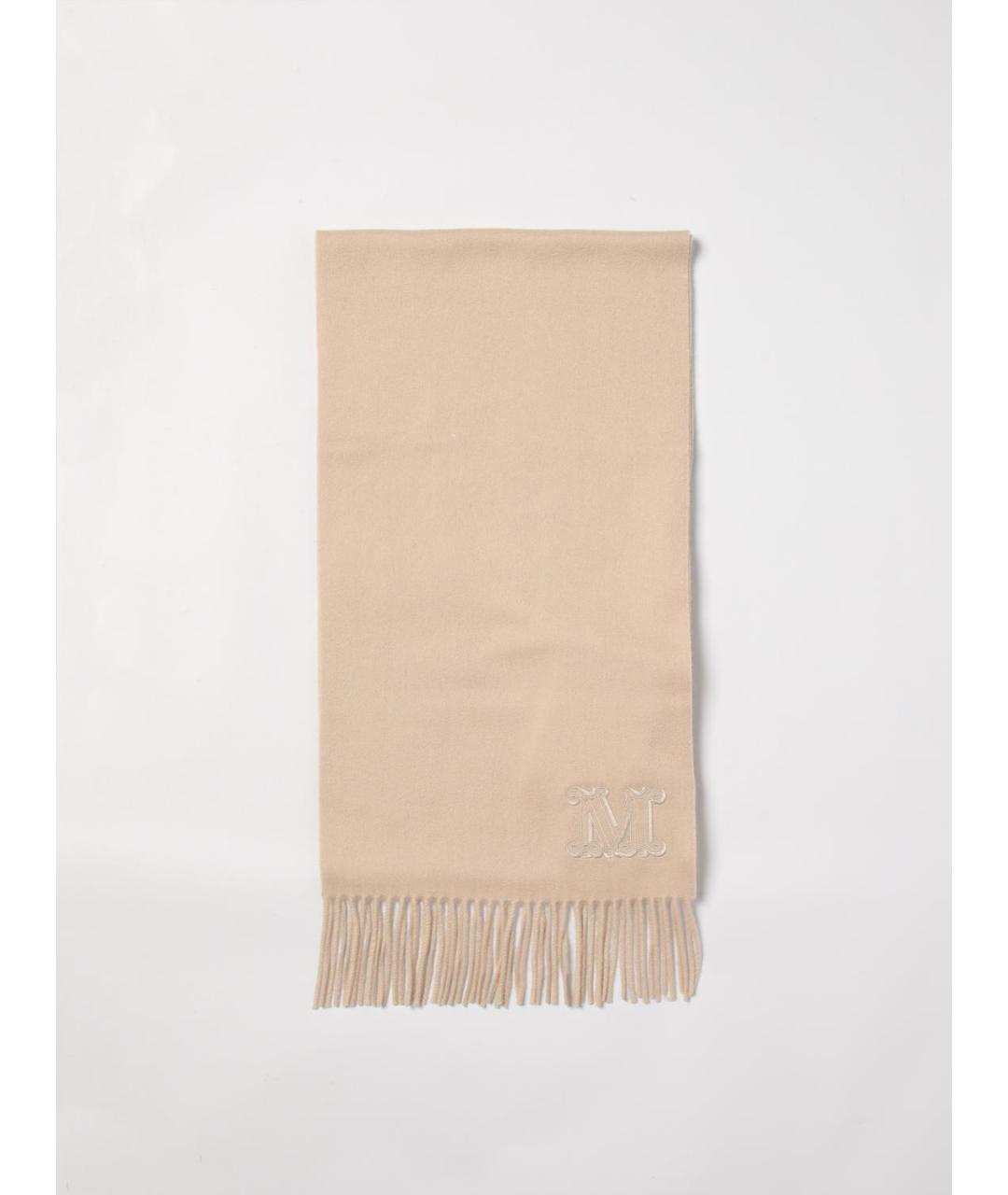 MAX MARA Белый шарф, фото 4