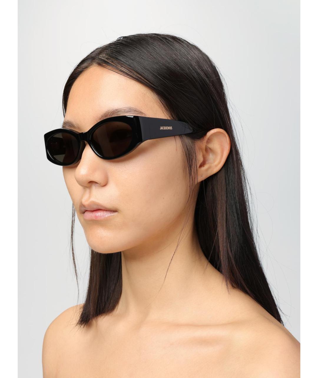 JACQUEMUS Черные солнцезащитные очки, фото 2