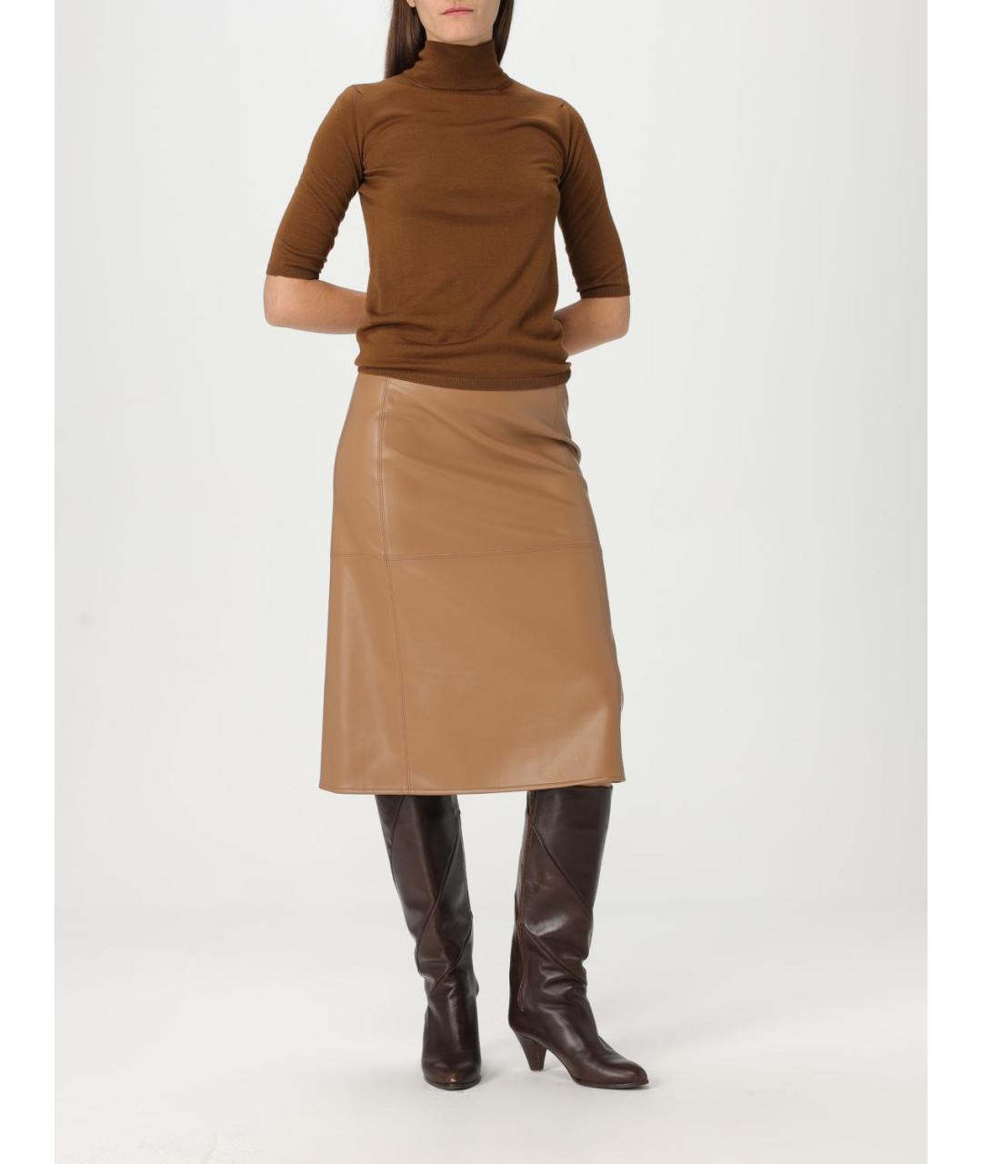MAX MARA Коричневый джемпер / свитер, фото 3