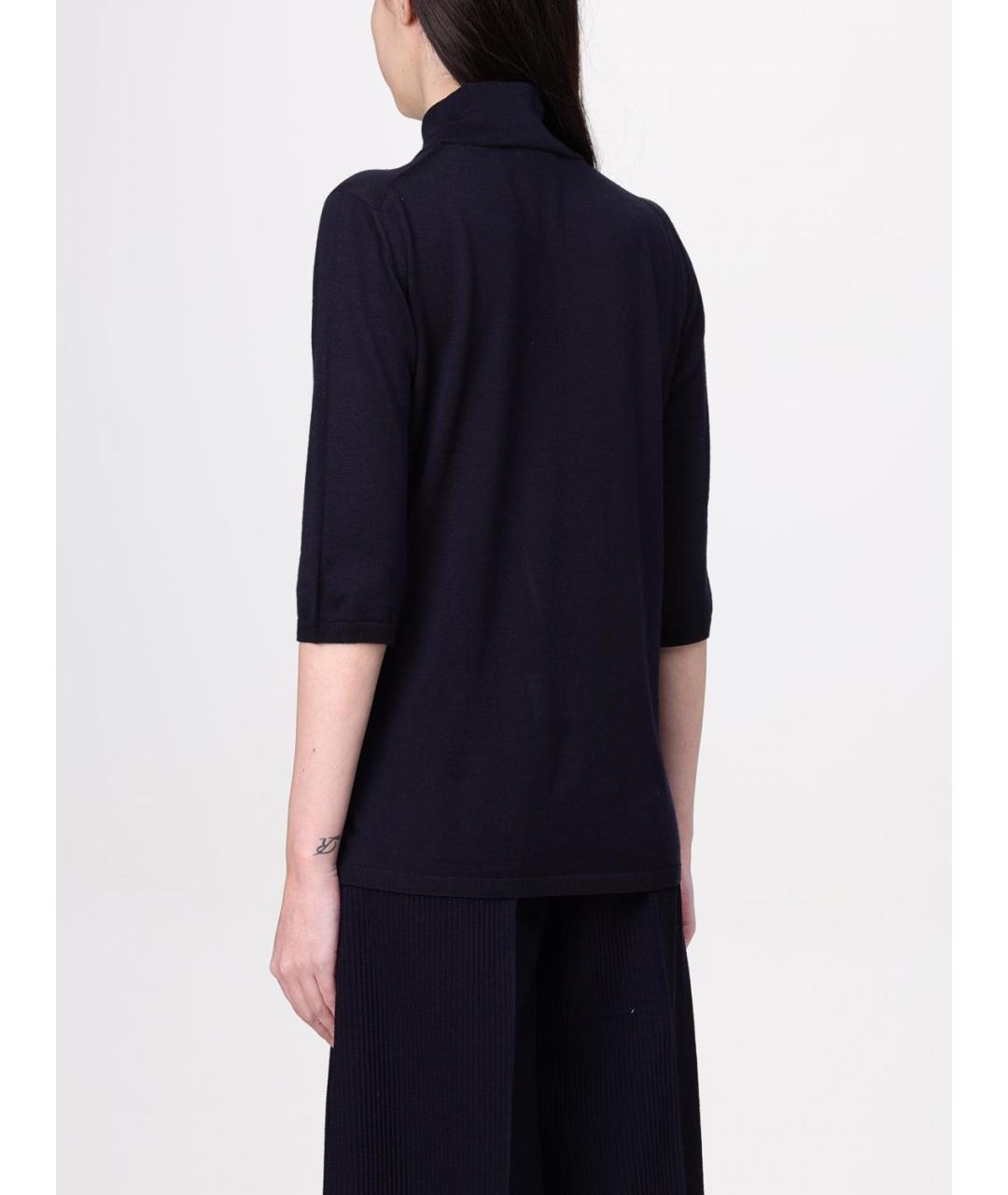 MAX MARA Темно-синий джемпер / свитер, фото 4