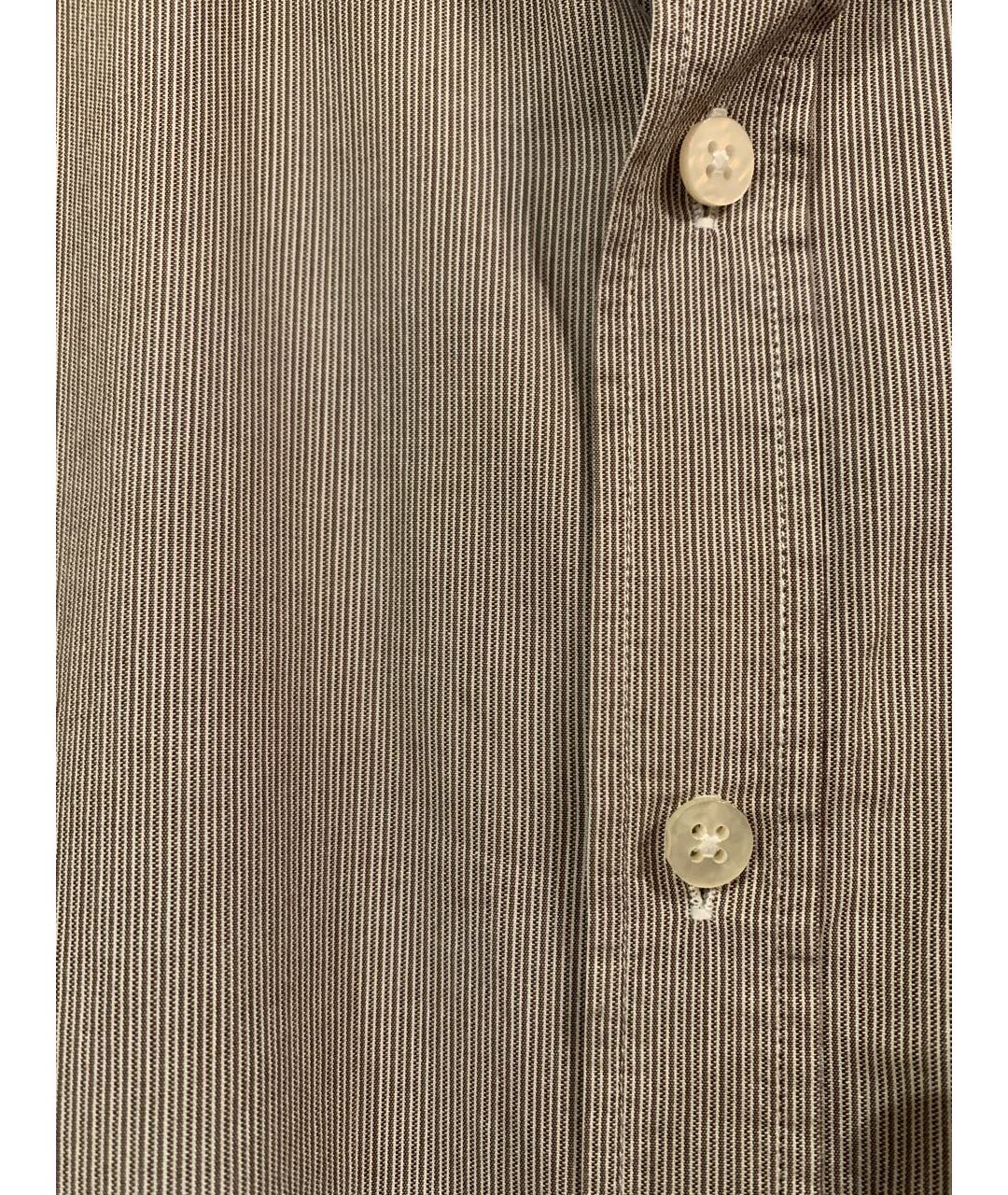 PIERRE BALMAIN Бордовая хлопковая классическая рубашка, фото 2