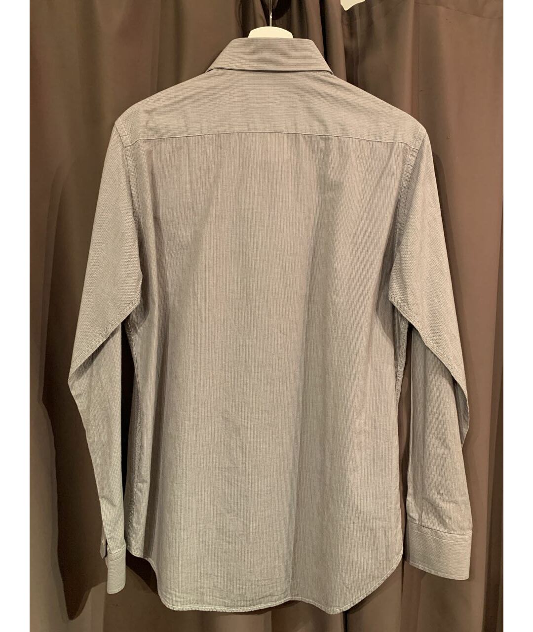 PIERRE BALMAIN Бордовая хлопковая классическая рубашка, фото 6