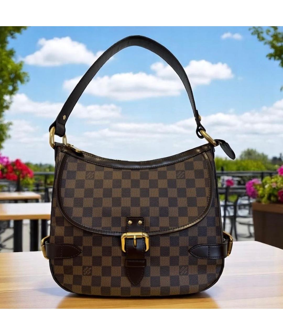 LOUIS VUITTON Коричневая сумка через плечо, фото 2