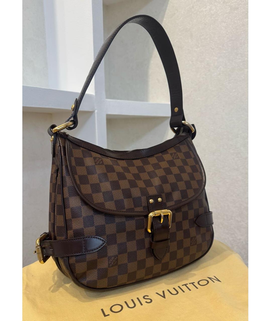 LOUIS VUITTON Коричневая сумка через плечо, фото 3