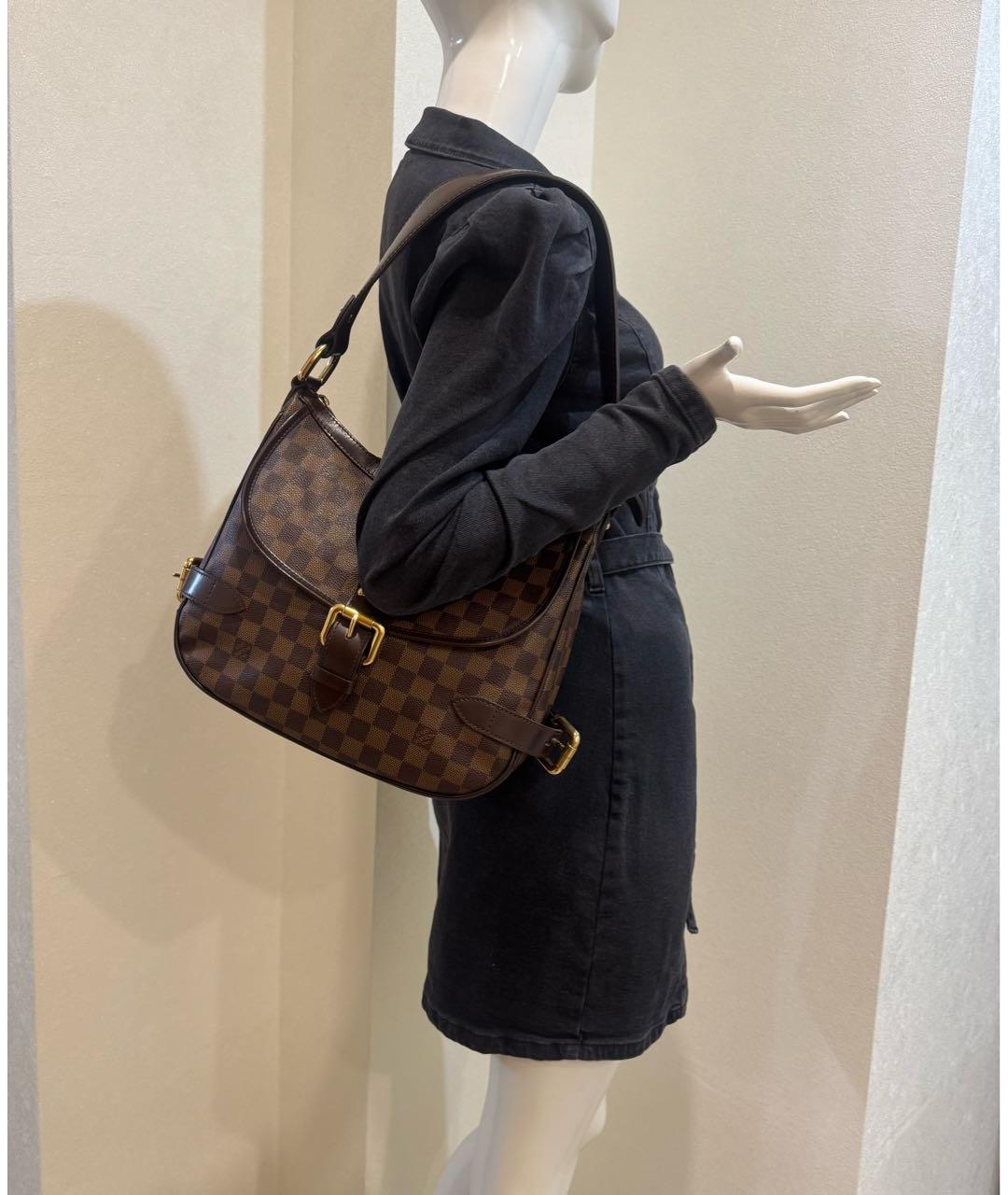 LOUIS VUITTON Коричневая сумка через плечо, фото 5