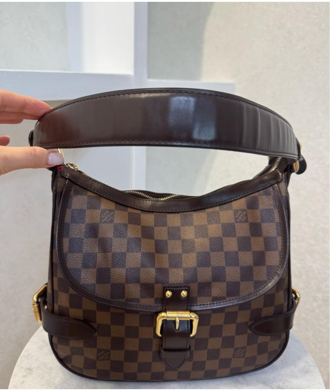 LOUIS VUITTON Коричневая сумка через плечо, фото 8