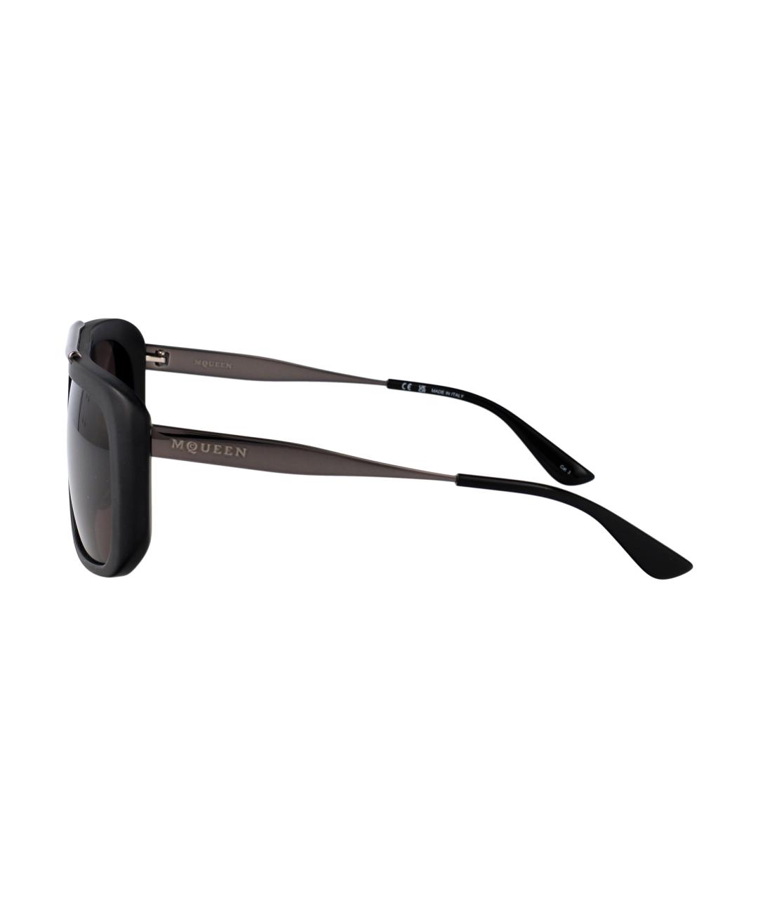 ALEXANDER MCQUEEN Черные солнцезащитные очки, фото 3