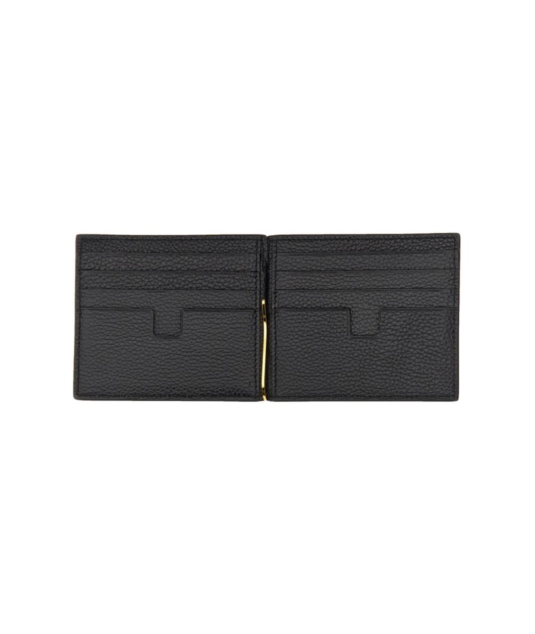 TOM FORD Черный кожаный кошелек, фото 4
