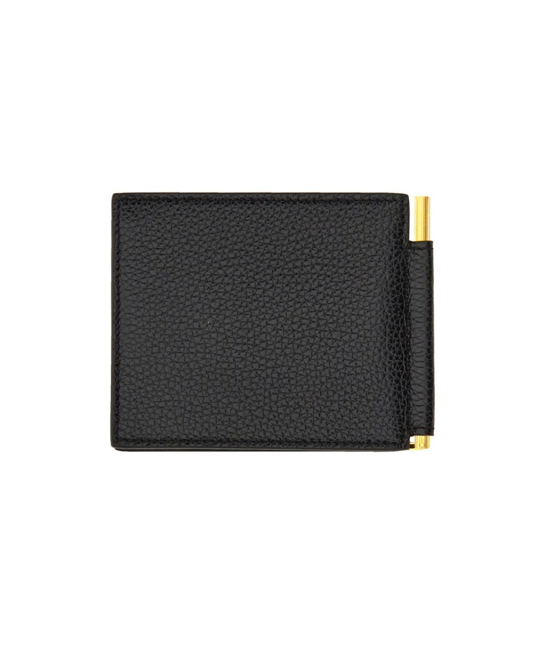 TOM FORD Черный кожаный кошелек, фото 3