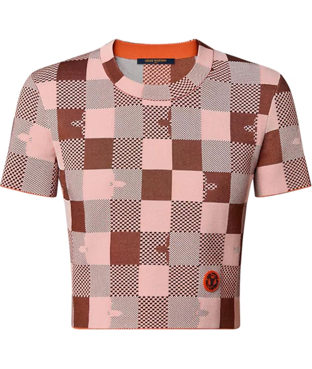 LOUIS VUITTON Красная хлопковая футболка, фото 1