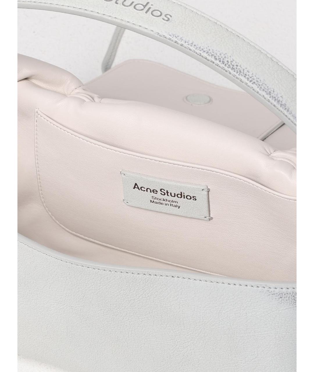 ACNE STUDIOS Белая сумка через плечо, фото 5