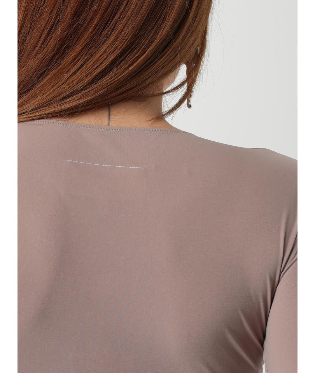 MM6 MAISON MARGIELA Коричневое боди, фото 5