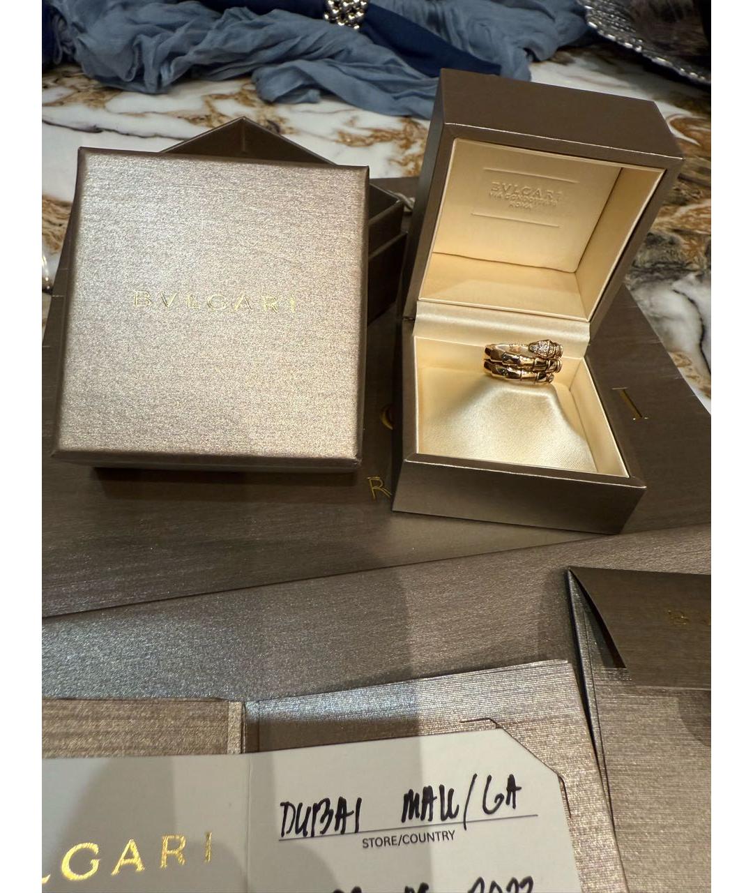 BVLGARI Золотое кольцо из розового золота, фото 7