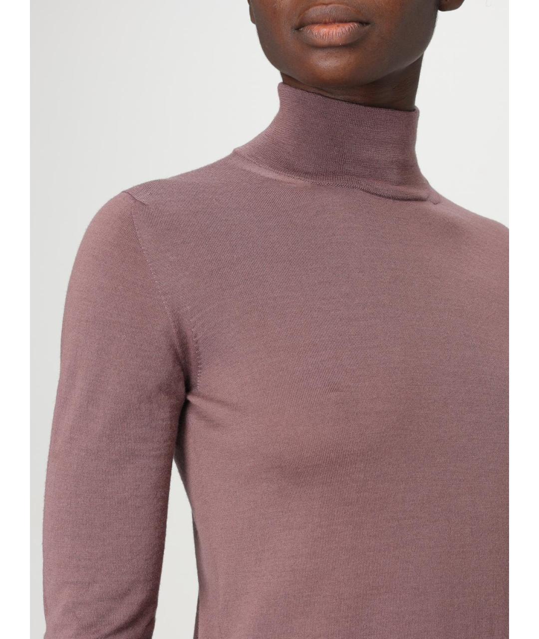 MAX MARA Фиолетовый джемпер / свитер, фото 6