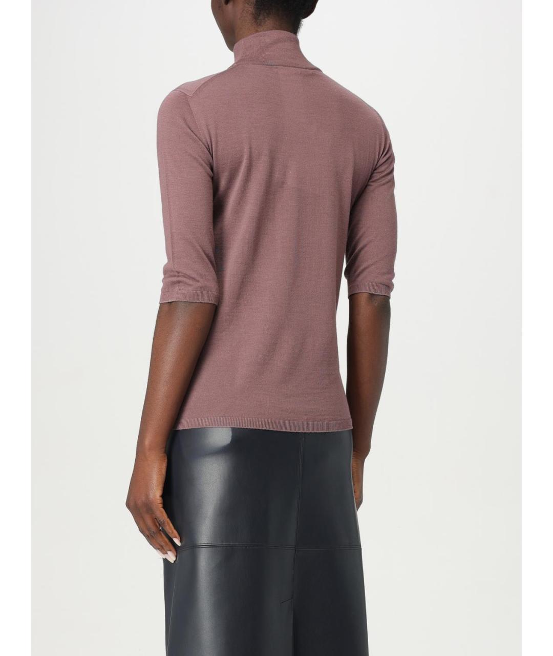 MAX MARA Фиолетовый джемпер / свитер, фото 4