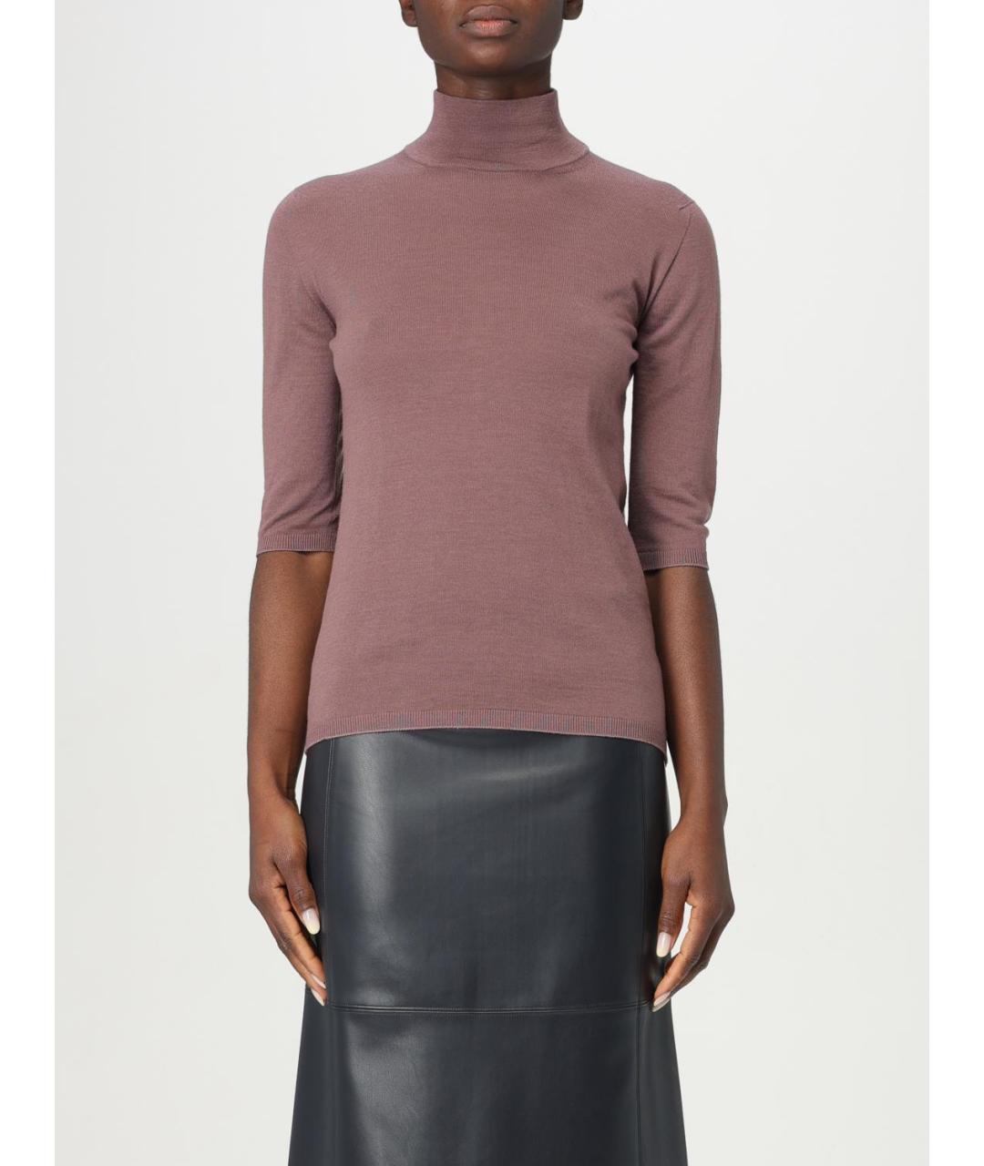 MAX MARA Фиолетовый джемпер / свитер, фото 2