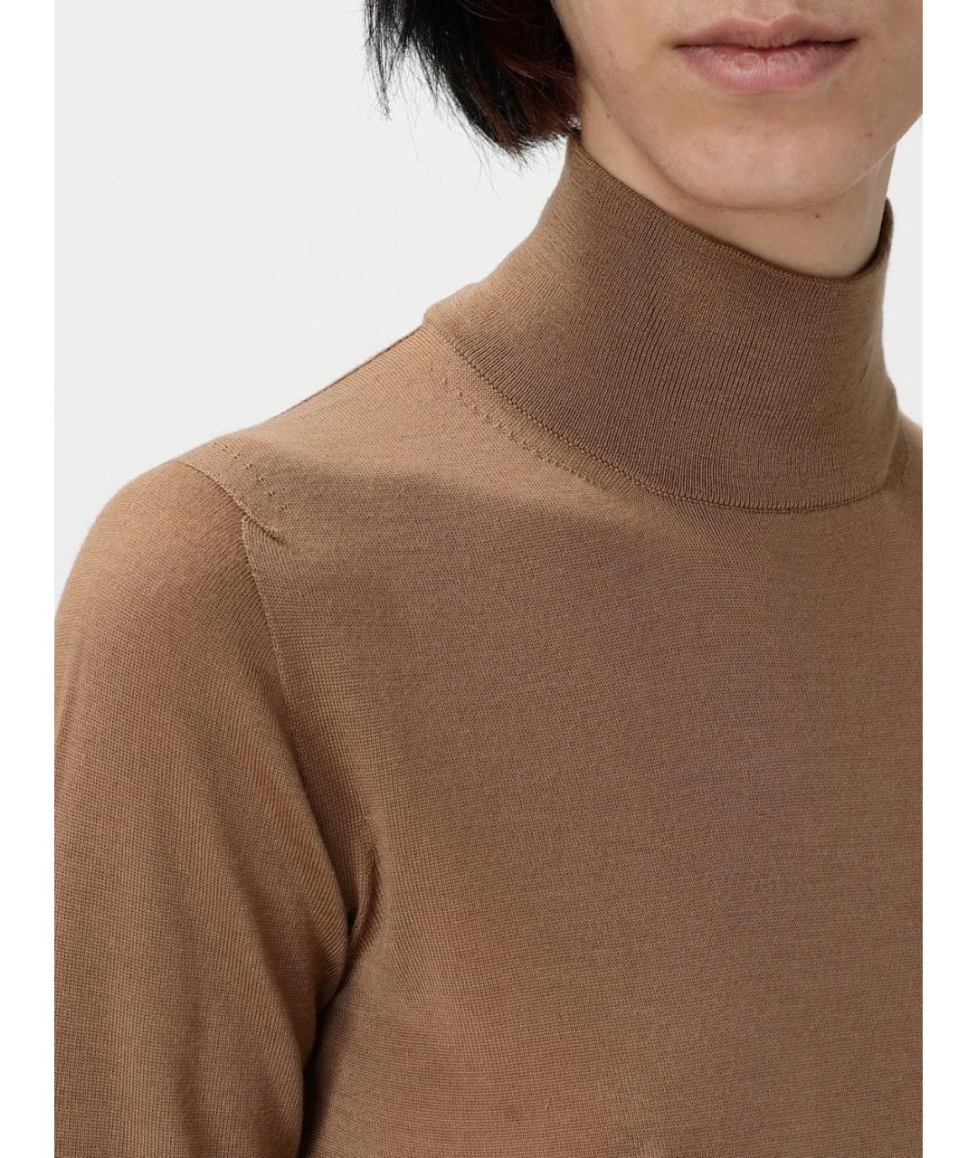 MAX MARA Коричневый джемпер / свитер, фото 6