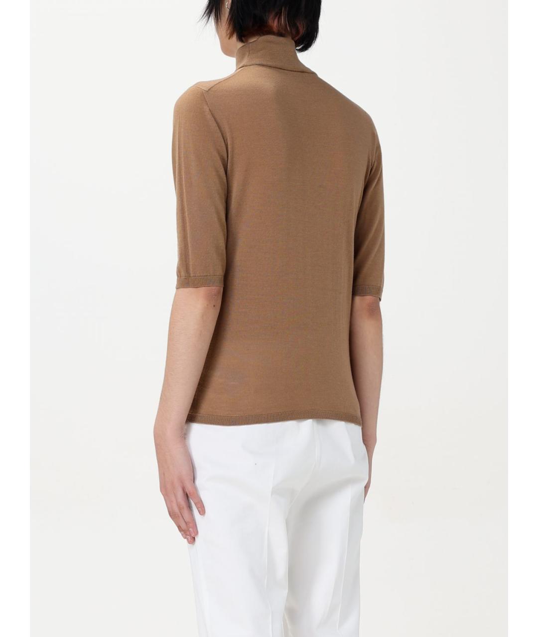MAX MARA Коричневый джемпер / свитер, фото 4