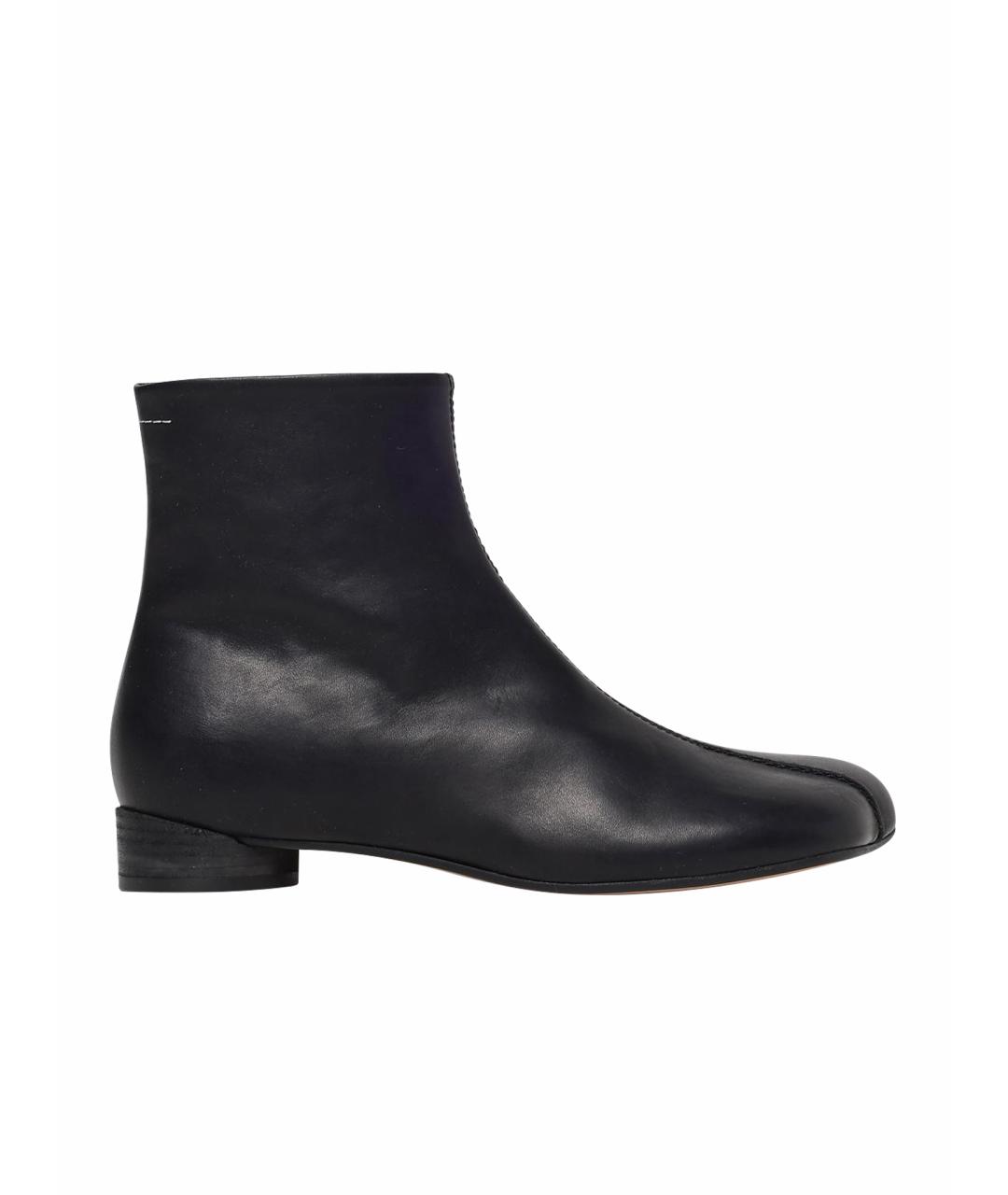 MM6 MAISON MARGIELA Черные высокие ботинки, фото 1