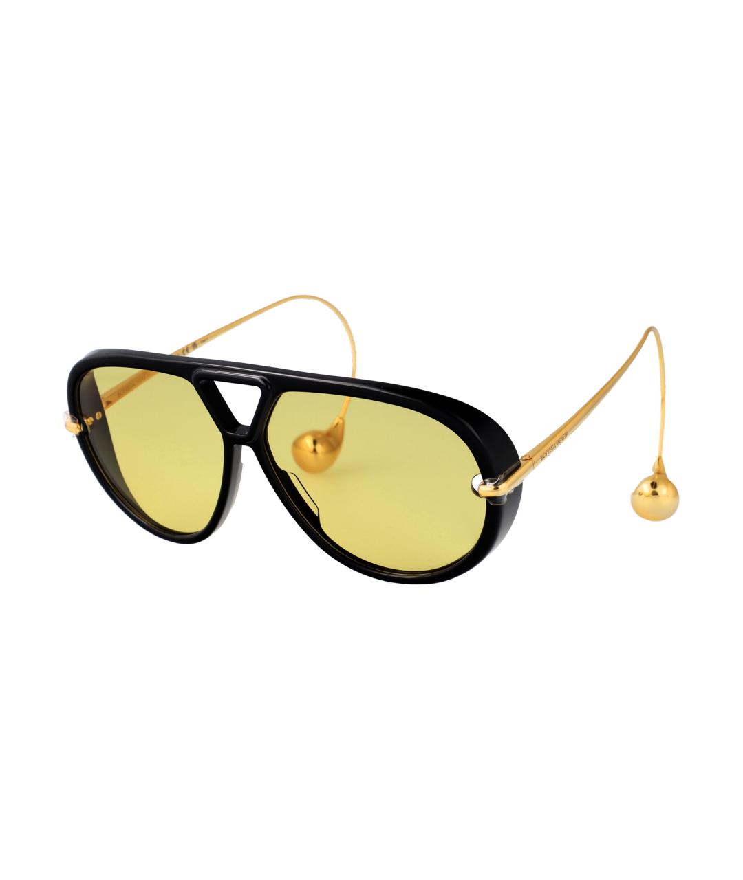 BOTTEGA VENETA Черные солнцезащитные очки, фото 1