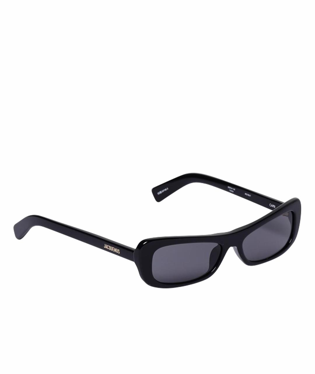 JACQUEMUS Черные солнцезащитные очки, фото 1